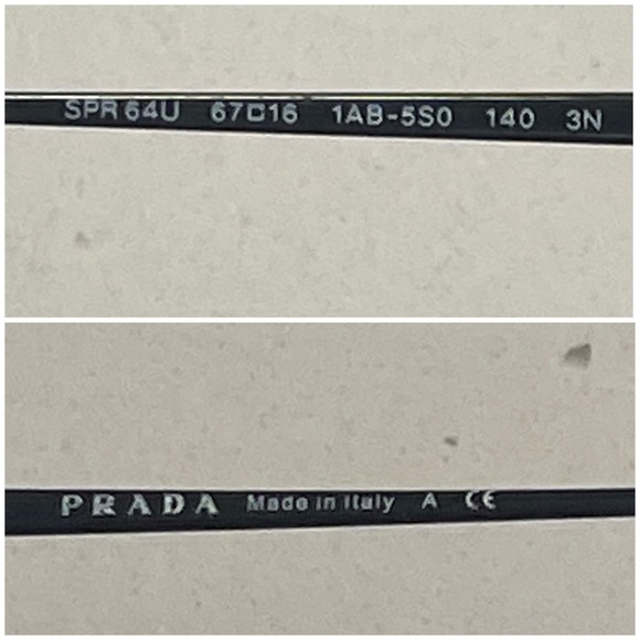 PRADA spr64u Cat Eye Aviator Sunglasses “Ultravox” - Picture 6 of 10